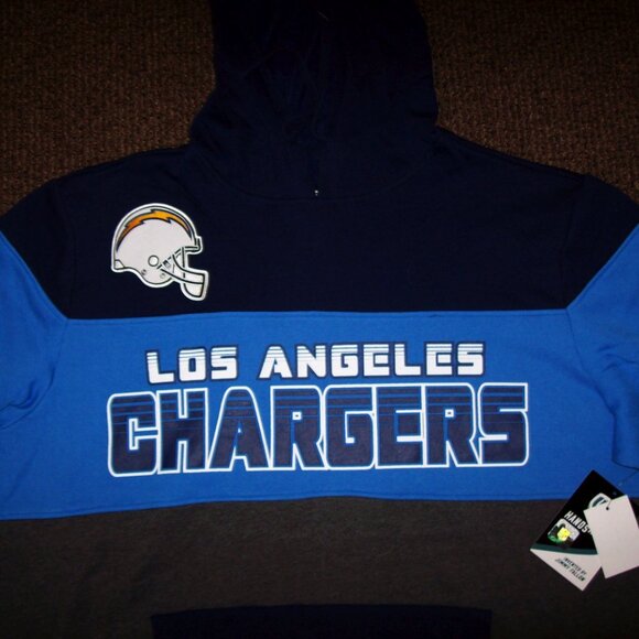 LOS ANGELES CHARGERS Pull Over 3 Color Hoody 3X